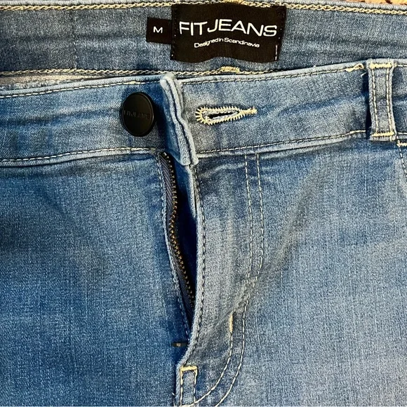 FITJEANS Blue Skinny Jeans High-Waisted Stretch - Picture 6 of 10